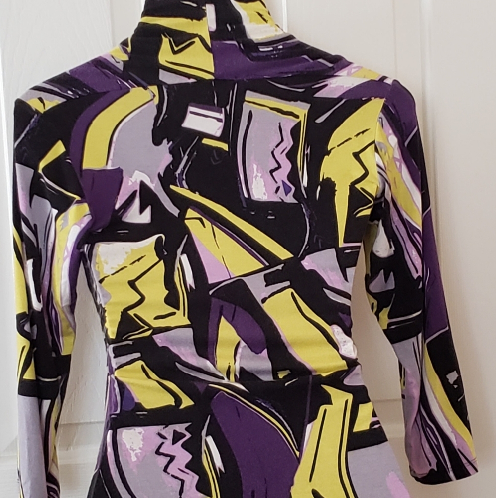 Fabrizio Gianni V neck blouse M - Picture 5 of 11